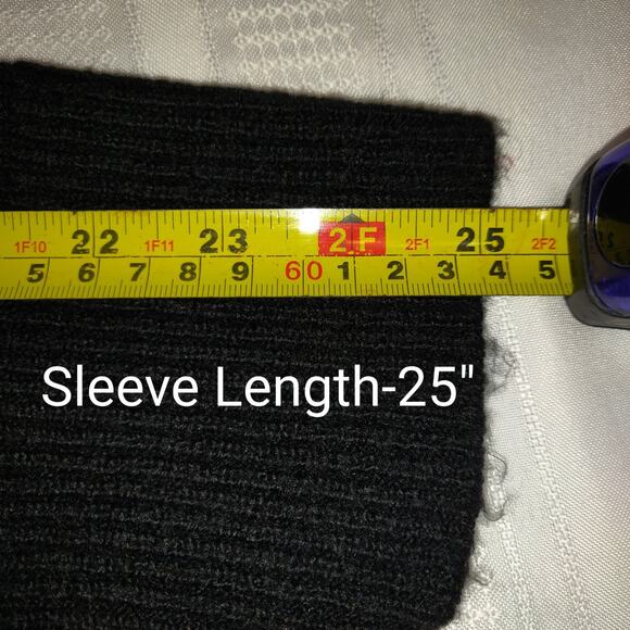 BeachLunchLounge Colorblock Cardigan Sweater Womens XL 16-18 Red Black Pockets - Picture 15 of 15